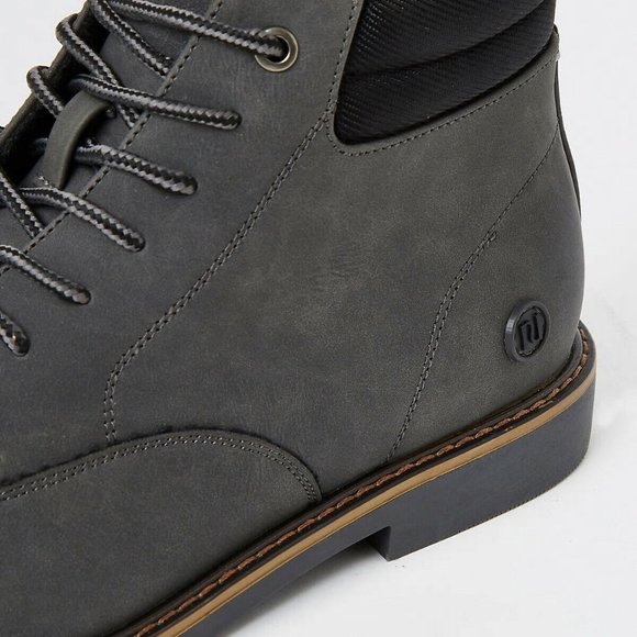 BRAND NEW RIVER ISLAND MEN USA SIZE 9 GRAY main image 5